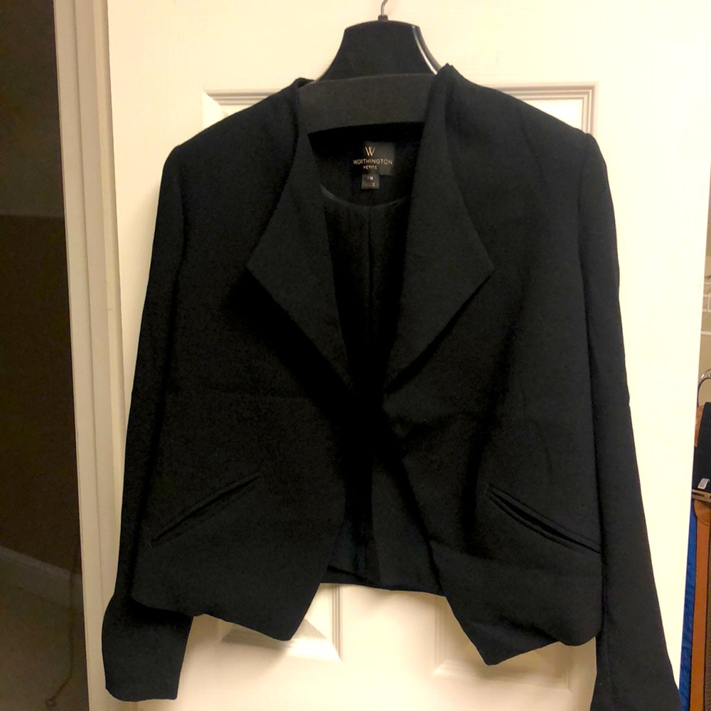 Womens Blazer with zipper sleeve detail